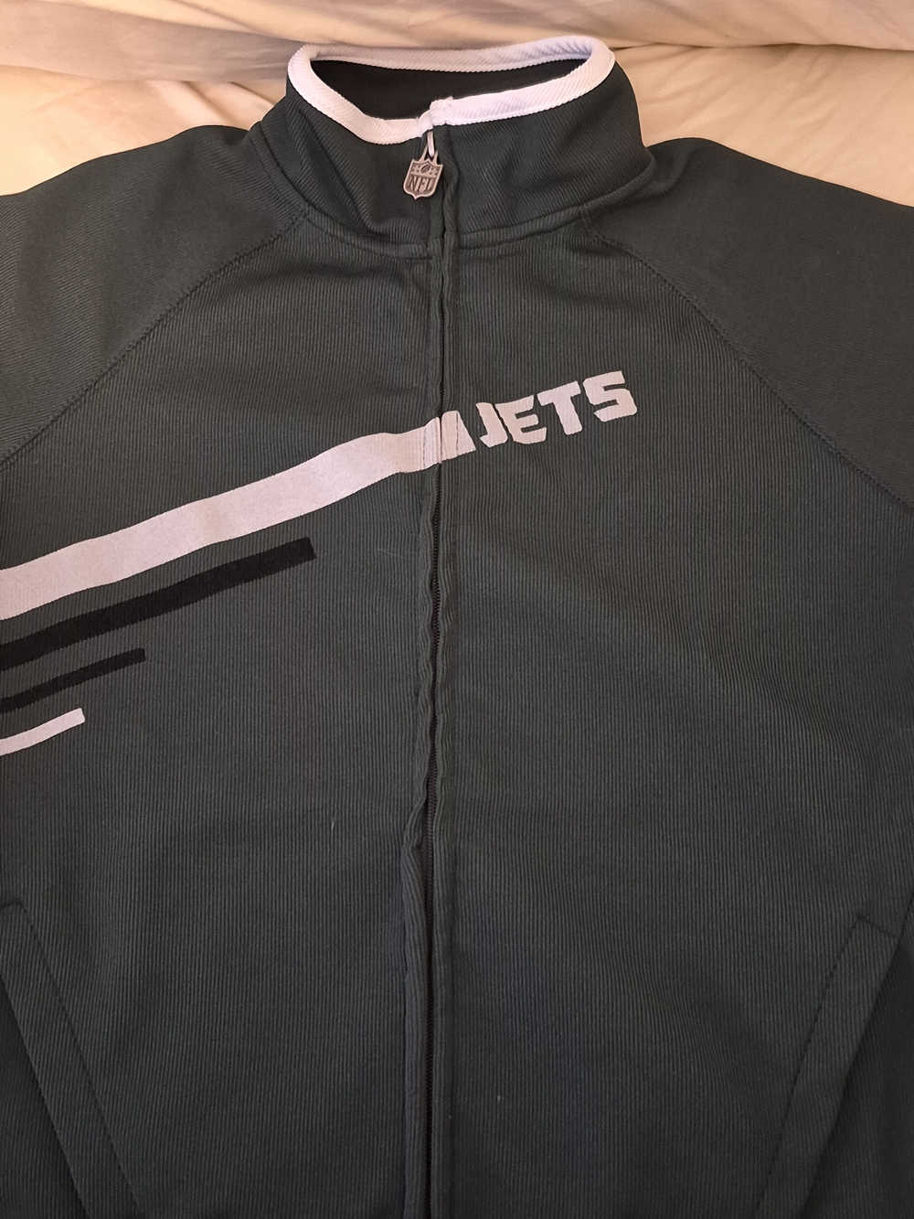 NFL Jets Green Vintage Pro Line NFL Complete 2 piece Track Jacket and Bottoms